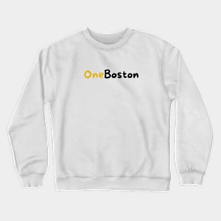 #BostonStrong OneBostonDay Crewneck Sweatshirt